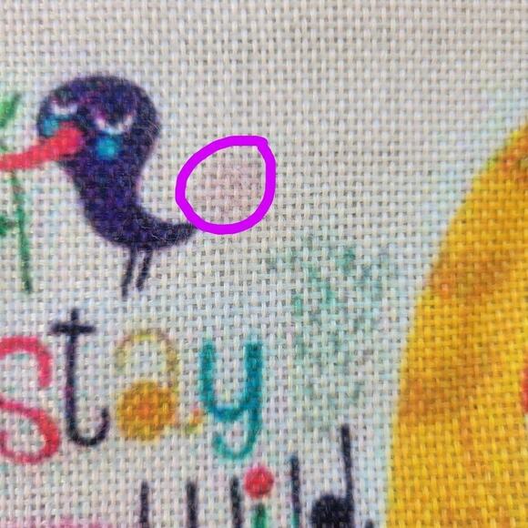 Multicolored Character Woven Pillow Cases 17-1/4 X 16-/1/4 inches - Picture 13 of 13